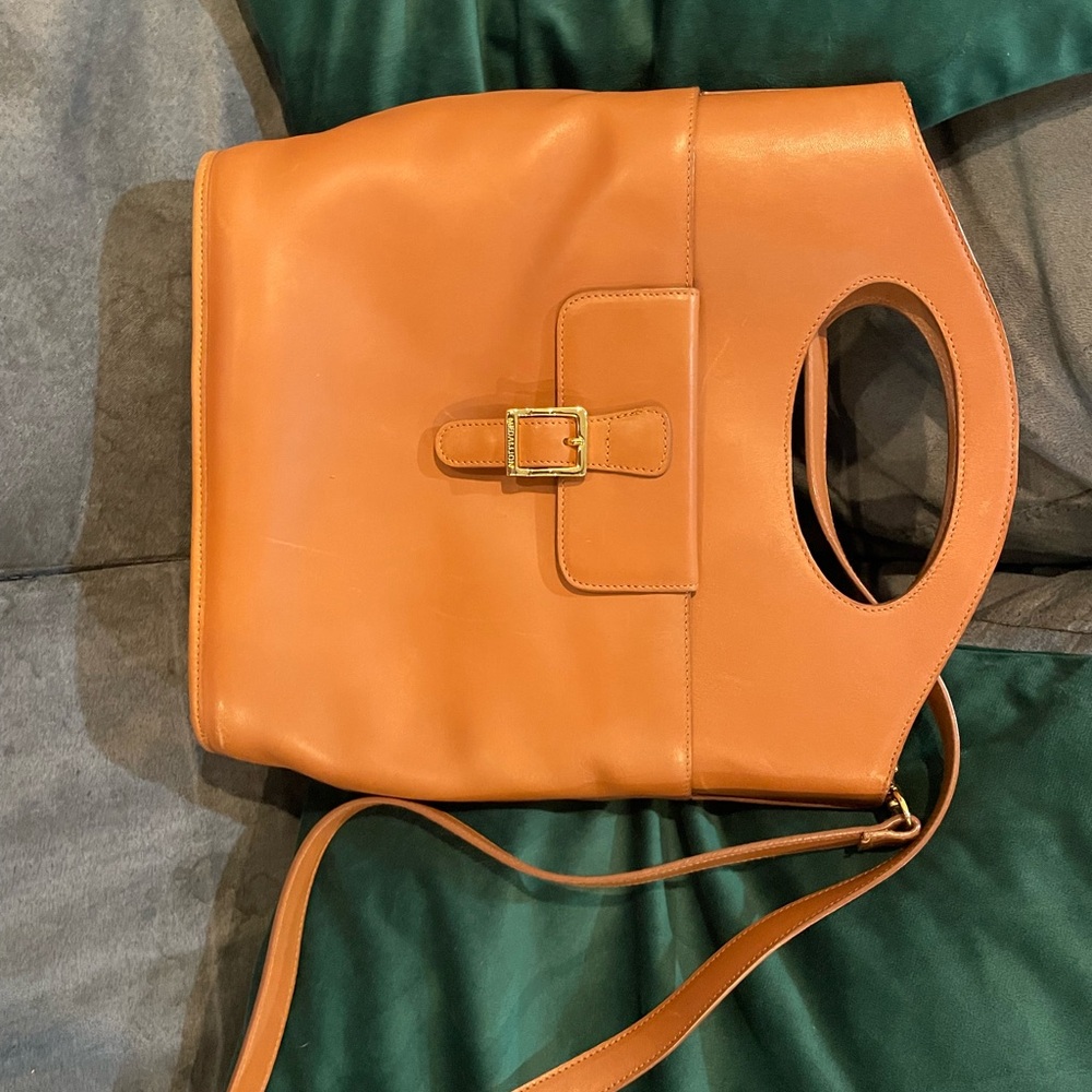 Medallion Light Brown Crossbody Bag